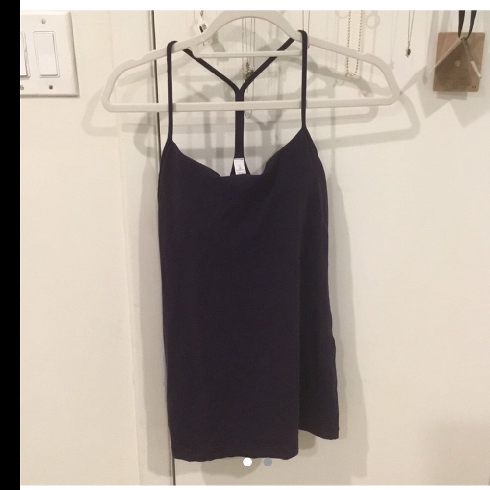 Lululemon, built in bra, skinny strap tank top